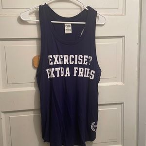 Exercise tank top